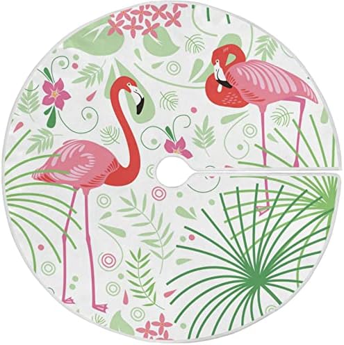 חצאית עץ חג המולד של Oarencol Flamingos Flamingo
