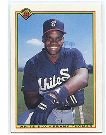 1990 באומן 320 פרנק תומאס מנטה בייסבול MLB RC טירון ווייט סוקס