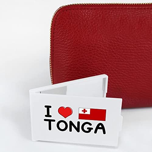 אזידה' אני אוהב טונגה ' קומפקטי / נסיעות / כיס איפור מראה