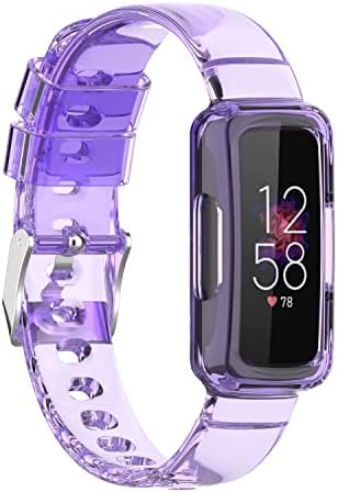 Tencloud 7pack Watch Cover להקות תואמות ל- Fitbit Luxe/Inspire/Inspire 2/Inspire HR/Ace/Ace 3/Ace 2 Watch Band Band