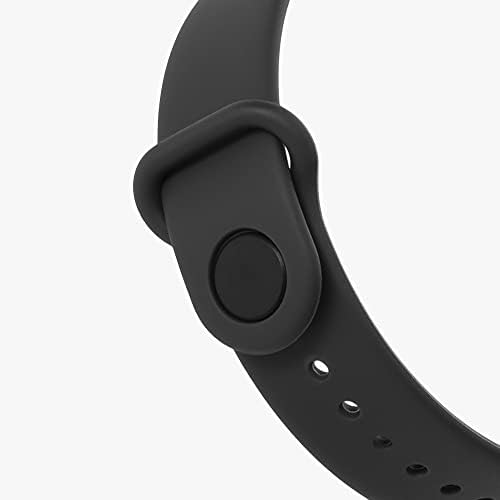 להקות שעון Kwmobile תואמות את Xiaomi Redmi Smart Band Pro - סט רצועות של 2 רצועות סיליקון חלופיות - שחור/כחול כהה