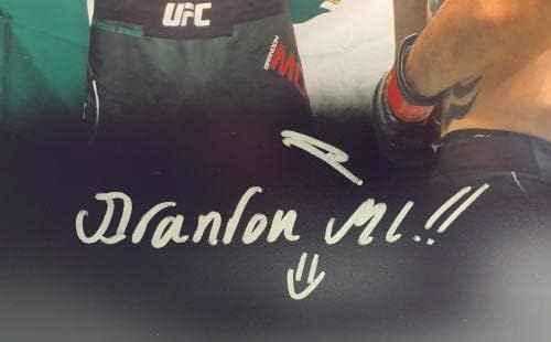 ברנדון מורנו חתום על UFC 16X20 Photo PSA AJ71055 חתימה מלאה - תמונות UFC חתימה
