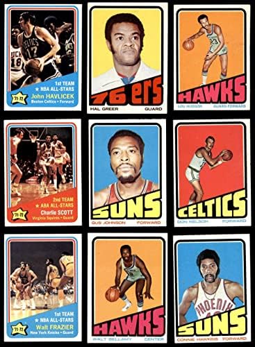 1972-73 Topps כדורסל סט שלם אקס+