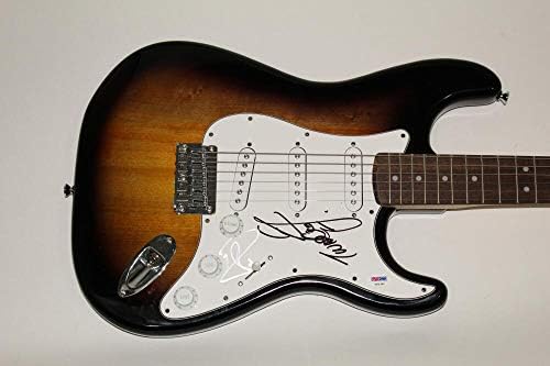 ריק נילסן ורובין זנדר חתמו על חתימות חתימות פנדר גיטרה חשמלית - PSA
