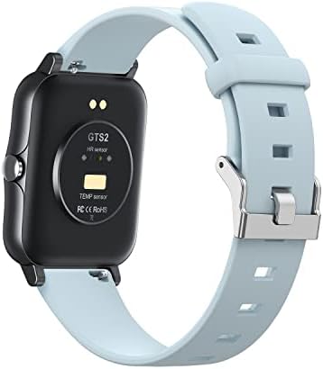 Ecens GTS2 Watch Smart, 1.69 גשש כושר של שעון חכם לטלפונים אנדרואיד ו- iOS עם מעקב אחר שינה דופק, מצבי ספורט, חמצן דם, שעון כושר לגברים נשים
