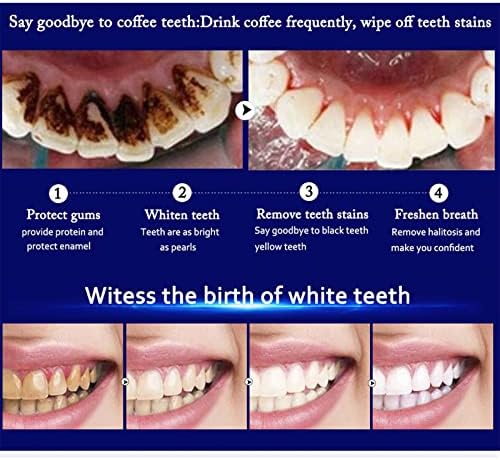 ניקוי פלאק שיניים הלבנת שיניים הלבנת שיניים אבקת שיניים שחורות שיניים צהובות כתמי תה למבוגרים 10 מל 0.35fl oz CKS814