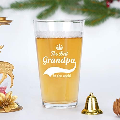 כוס הבירה הטובה ביותר של סבא, הסבא הטוב בעולם כוס ליטר 15 עוז-מתנות לחג המולד, מתנות יום הולדת, מתנת יום האב לגברים, סבא, סבא, סבא חדש