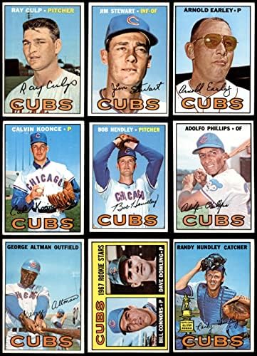 1967 Topps Chicago Cubs ליד צוות Set Chicago Cubs Ex/MT Cubs