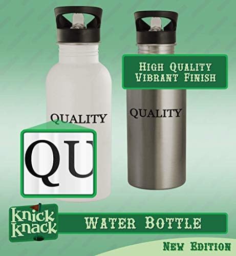 מתנות Knick Knack watertable - בקבוק מים מפלדת אל חלד 20oz, כסף