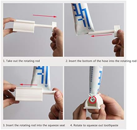 סחיטת משחת שיניים, משחת שיניים מתקן אמבטיה ידנית סחיטה משחת שיניים ניקוי פנים קוסמטי קרם יד נוחה ומהירה