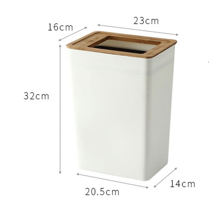 פשוט כיסוי אשפה יכול פלסטיק משרד מטבח סלון חדר שינה אמבטיה יצירתי נייר סל
