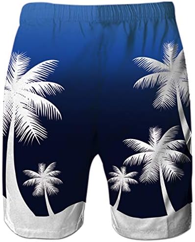 בגד ים מזדמן לגברים בגד ים מהיר יבש מודפס חוף מכנסיים קצרים קיץ מכנסיים קצרים עם בטנת רשת