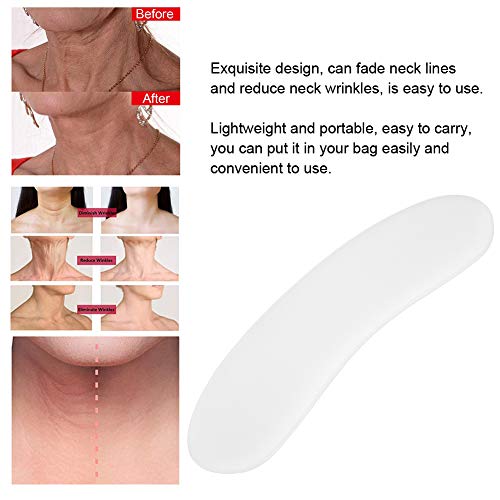 לשימוש חוזר סיליקון צוואר קמטים כרית, נגד קמטים תיקון עבור צוואר קווי הסרת טיפוח עור נגד קמטים נגד גילטיפול לחסל למנוע צוואר קמטים