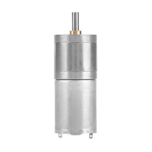 FAFEICY 1PCS 25 ממ DC 12V 25GA-370 מנוע הילוך מתכת במהירות נמוכה, למנעול אלקטרוני, רובוט, וילון חשמלי, דלת חשמלית, מנוע מכוון