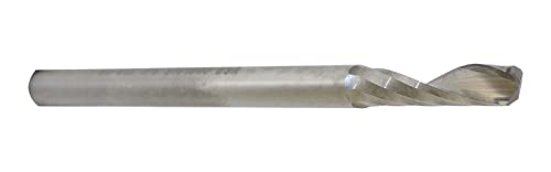 LMT Onsrud 65-013 קרביד מוצק ספירלה ספירלה o כלי חיתוך חליל, אינץ ', גימור לא מצופה, סליל 21 מעלות, 1 חליל, 2.0000 אורך כולל, 0.1250 קוטר חיתוך, 0.1250 קוטר שוק