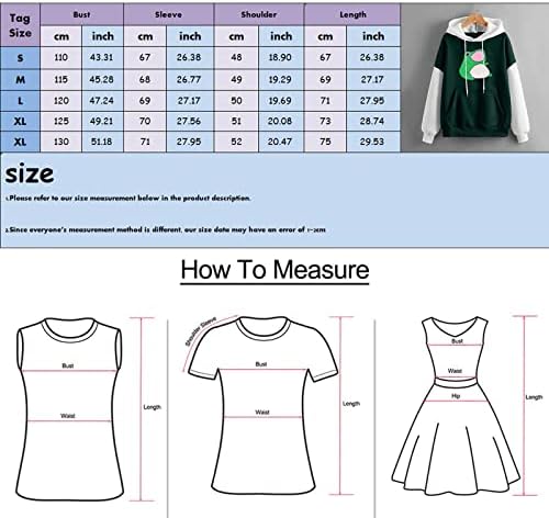 קפוצ'ונים לנשים שרוול ארוך סווטשירטים עם גודל גודל עניבה מזדמנים צבע סווטשירטים בגדי ספורט סווטשירטים