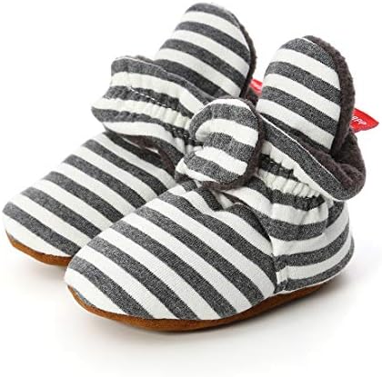 תינוקות תינוקת תינוקת ילדה נעימה צמר פליס ליטול נולד להישאר על נעלי הנעליים בחורף אחיזת נעלי עריסה ללא החלקה