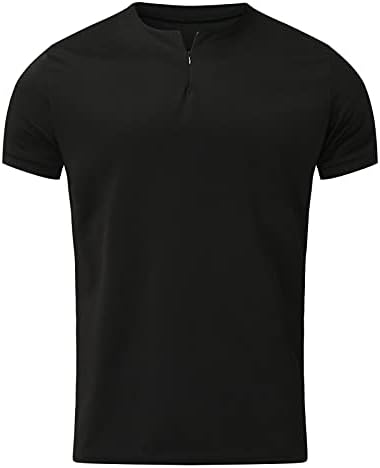 חולצת שמלה לגברים פולו מזדמנים רוכסן מוצק עם חולצת חולצה חולצה לגברים חולצת גברים