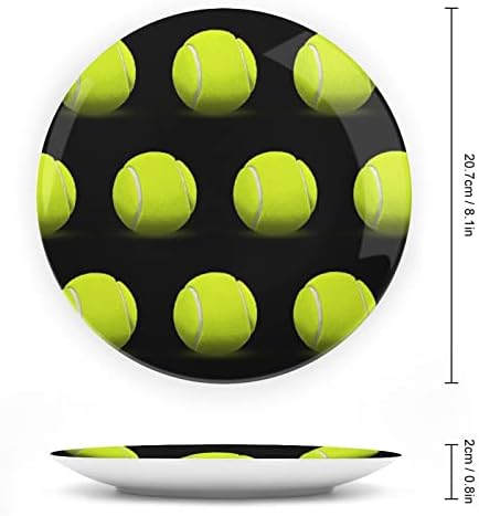 כדור טניס עצם מצחיק סין צלחת דקורטיבית צלחות קרמיקה עגול