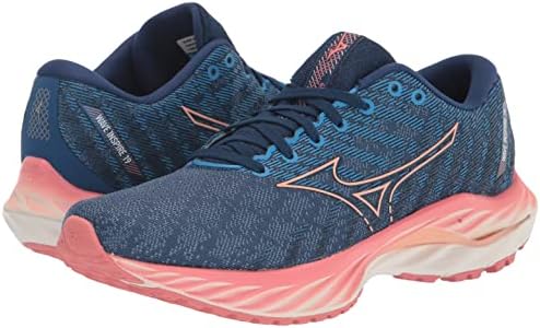 Mizuno Running Wave's Wave Leap Seish נעל מים, ניצן קוורץ-אפרק כחול, 8