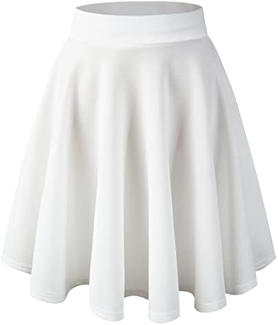 נקסוגה נשים של נמתח גבוהה מותן זורם אונליין לבן פורמליות מסיבת סקטים חצאיות, גדול-גדול