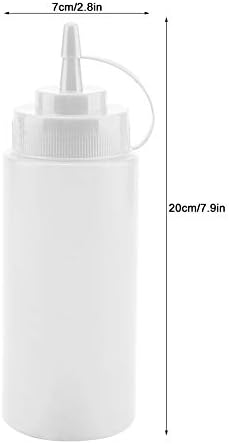 מתקן תבלין פלסטיק בקבוק רוטב 460 מ ל 10 יח ' סט לסחוט בקבוק סט עבור רוטב שמן קרם חומץ