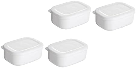 קופסאות Ciyodo 4PCS הפחתת שומן קופסת ארוחה תבלינים מיכלי חטיף מיכל חטיף קופסת בנטו קופסת חטיף מיכל