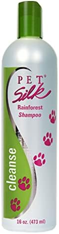 שמפו לחיות מחמד לטיפוח כלבים וחתולים ביער גשם-סיבי משי וויטמין ב5 לשיער חזק-16 אונקיות