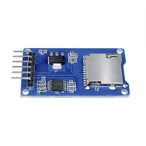 2 יחידות עבור לוח אחסון מיקרו SD מתאם כרטיס TF מתאם זיכרון SPI Module Module SPI עבור Arduino AVR Microcontroller 3.3V