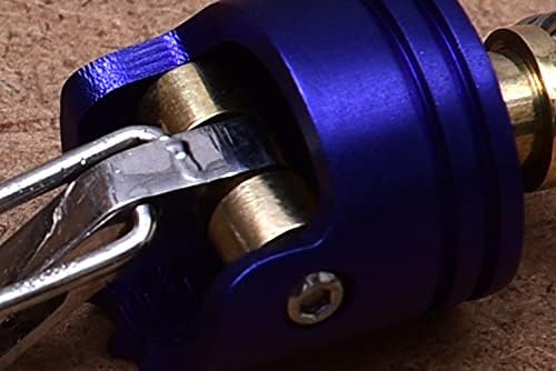 רפידות כוח אחיזה Kylink ייחודי Carabiner מחזיק מפתחות מודרני מארגן מפתח טבעת מפתח אביזר מסתובב קפיץ קפיץ קפיץ צמד אופנוען יוקרה EDC