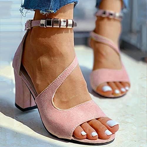 סנדלי נשים סנדלי סנדלי קיץ מזדמנים סנדלי נעלי בית נעלי סנדלים מהליכות חוף לנשים מגפי קרסול חסימה שמנמנים