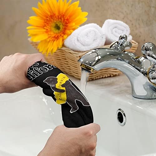 דוב אני אוהב מגבות ידיים בקליפורניה פנים שטיפת גוף מטלית כביסה רכה עם חמוד מודפס למטבח אמבטיה מלון יומיומי שימוש