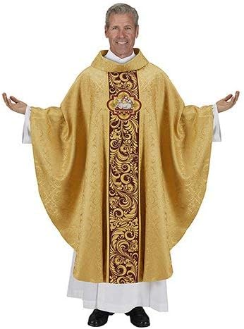 המותגים הנוצרים Agnus dei Chasuble