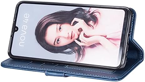 שקית מארז טלפונים ניידים עבור Huawei P30 Lite Lite שרוול מגן בסגנון ארנק, תושבת שרוול מגן עור PU