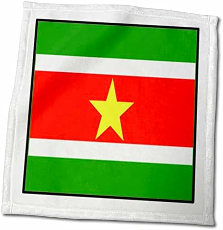 כפתורי דגל עולמי פלורן עולמי - תמונה של כפתור דגל סורינאם - מגבות