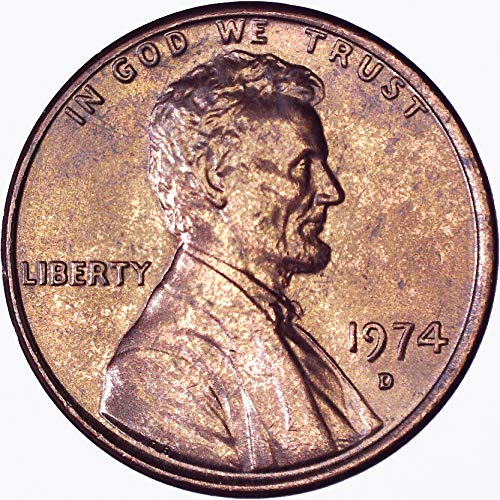 1974 ד לינקולן זיכרון סנט 1 ג על לא מחזור