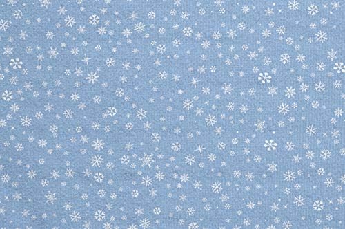 מגבת מחצלת יוגה חורפית של אמבסון, פתיתי שלג קטנים הנופלים מהשמיים בדצמבר את סופת השנה החדשה של השנה החדשה, כיסוי כרית אימון פילאטיס סופג יוגה פילאטיס, 25 x 70, לבן כחול