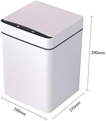 XWWDP 12L אשפה חכמה יכולה אוטומטית חיישן תנועה אינדוקציה פס אבק בית מטבח פסולת אמבטיה פס זבל פח לבן