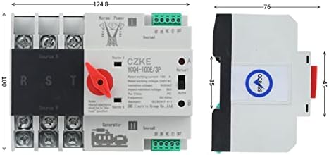 ONECM YCQ4-100E/3P 63A 100A כוח כפול מתג העברה אוטומטי