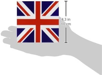 דגל בריטי 3 דרוז - איחוד כחול לבן אדום ג'ק בריטניה בריטניה בריטניה בריטניה אנגליה מזכרת אנגלית GB - חופים רכים, סט של 8
