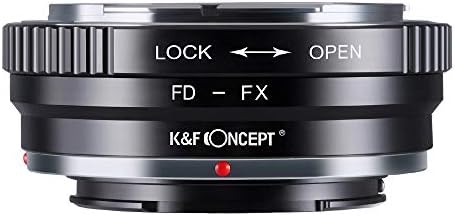 עדשת קונספט K&F מתאם הרכבה CANON FD עדשת FUJIFILM FX MOUNT MIRRENAL מתאם מצלמה