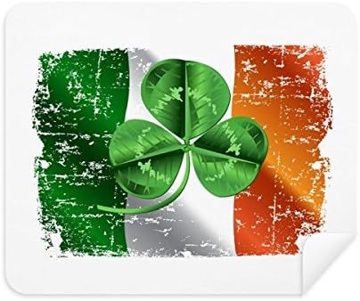 אירלנד תלתן לאומי דגל ירוק ניקוי בד מסך מנקה 2 יחידות זמש בד