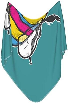 Waymay Pansexual Bee שמיכה לתינוק מקבלת שמיכה עבור עגלת פעוטון לכיסוי יילוד של תינוקות
