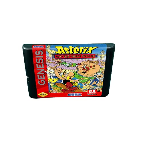Aditi Asterix ו- The Great Rescue - מחסנית משחקי MD של 16 סיביות עבור קונסולת Megadrive Genesis