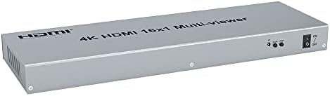 4K/30Hz HDMI מתג רב-צפייה מתג 16x1 HDMI Quad Quad Multi-Viewer Switcher 16 ב- 1 Out 1080p HDMI חלק IR חלק חלק