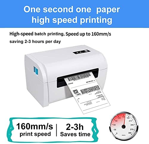 מדפסת תווית תרמית עבור 4 * 6 משלוח חינם יצרנית תווית חבילה 160 ממ/ש מדפסת מדבקת תרמית במהירות גבוהה מקסימום.110 מ מ נייר רוחב