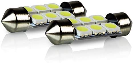 TGP 36 ממ -39 ממ לבן 6 LED SMD 5050 מראה פסטון מגן ראייה נורות נורות 2003-2010 תואם עם BMW 535 540 545 550 סדרה הכל