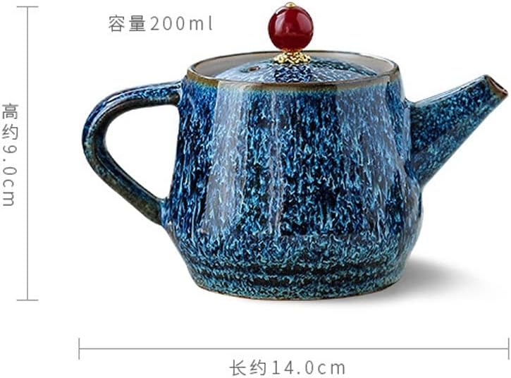 ZLXDP כבשן החלפת טיאנמו מזוגג קומקום לבניית סיר קטן קרמיקה משק בית קונג פו סט תה סט תה גדול מתנות