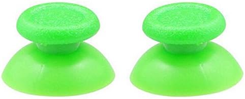 2 מקלות אגודל כובע ג ' ויסטיק מקל אחיזת אגודל עבור בקר מערכת משחק 4-ירוק
